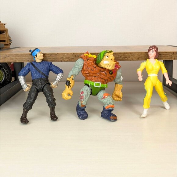 TMNT Figure Lot – Vintage April, Traag, Samurai Leo + 2012 Shellraiser Van - Picture 12 of 16
